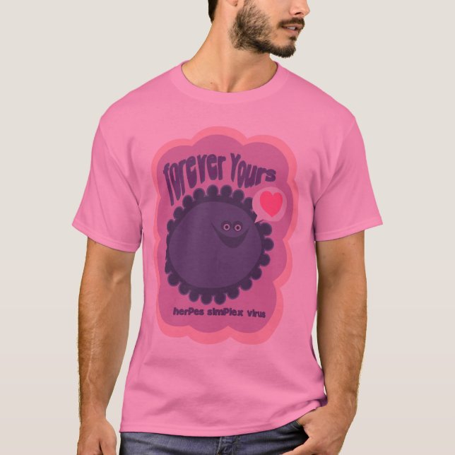 Camiseta T da herpes (Frente)