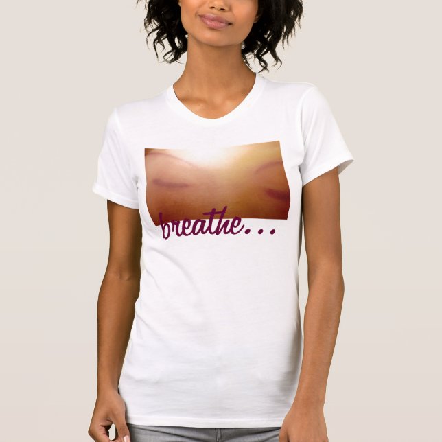 Camiseta T da ioga (Frente)