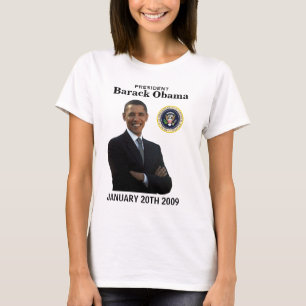 Camiseta T da Longo-Capa das senhoras da inauguração de