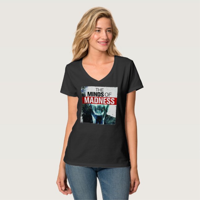 Camiseta T da loucura das mulheres (Frente Completa)