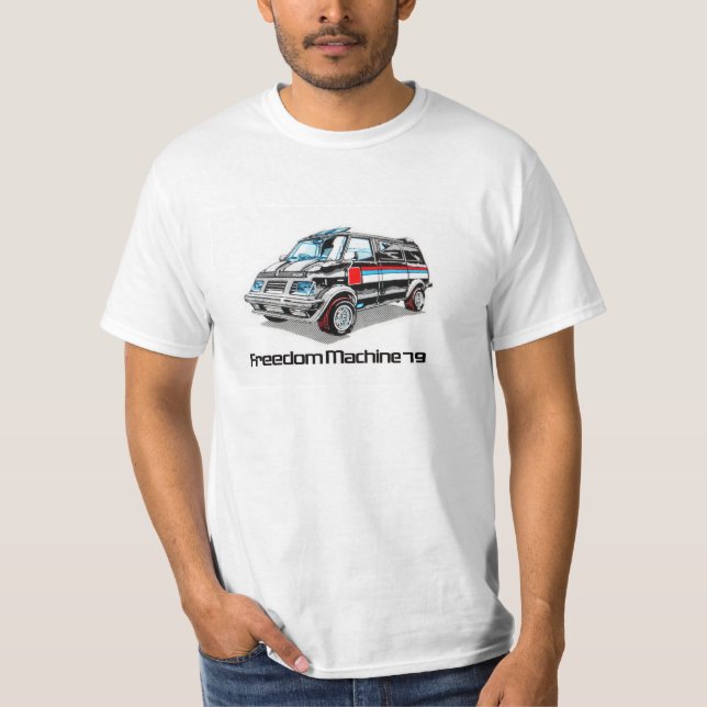 Camiseta T da máquina 79 da liberdade (Frente)