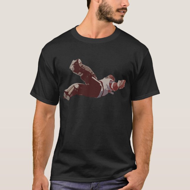 Camiseta T da obscuridade do Goalie (Frente)