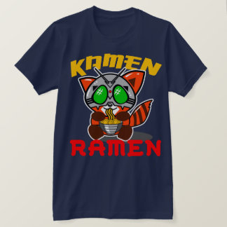 CAMISETA T DA PANDA VERMELHA DOS RAMEN DE KAMEN