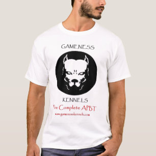 Camiseta T da parte traseira do GAMENESS do logotipo de