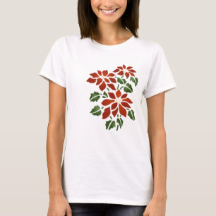 Camiseta T da poinsétia