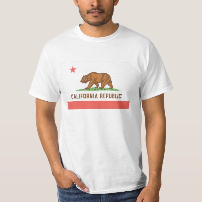 Camiseta T da república de Califórnia (Frente)