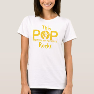 Camiseta T da rocha dos pop