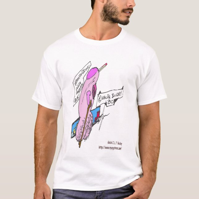 Camiseta T da sátira de Hypospadius (Frente)