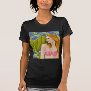 Camiseta T da sirene do mar