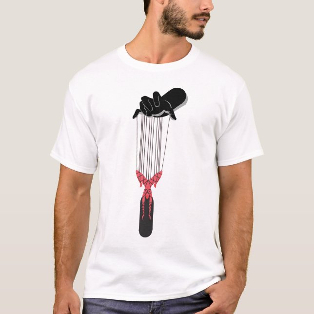 Camiseta T da suspensão do marionete (Frente)