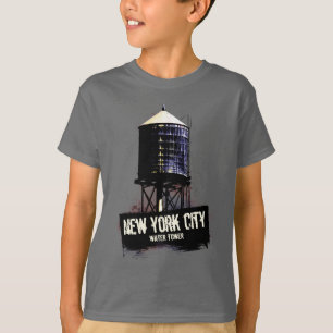 Camiseta T da torre de água da Nova Iorque