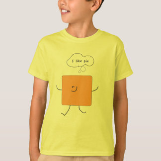 Camiseta T da torta