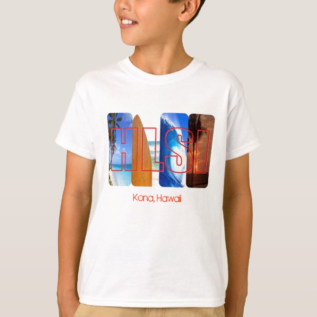 Camiseta T da vida do surf de HLSI (Frente)