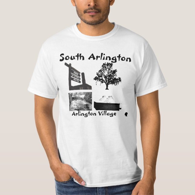 Camiseta T da vila do SA Arlington (Frente)