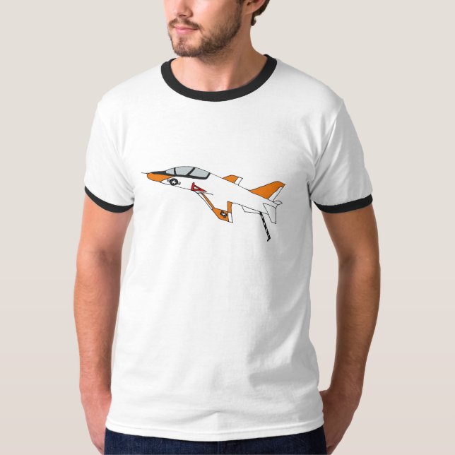 Camiseta T das caras do Goshawk T-45 (Frente)