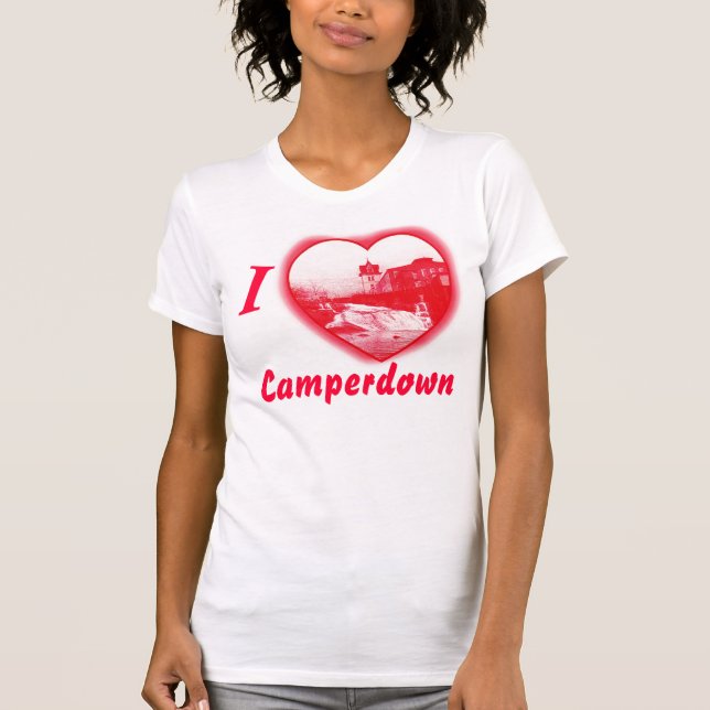 Camiseta T das senhoras de Camperdown (Frente)