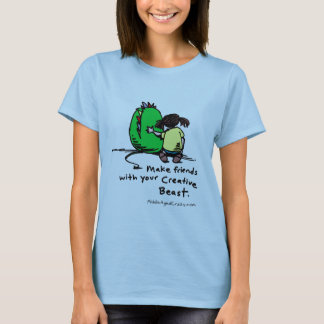 Camiseta T das senhoras dos makefriends