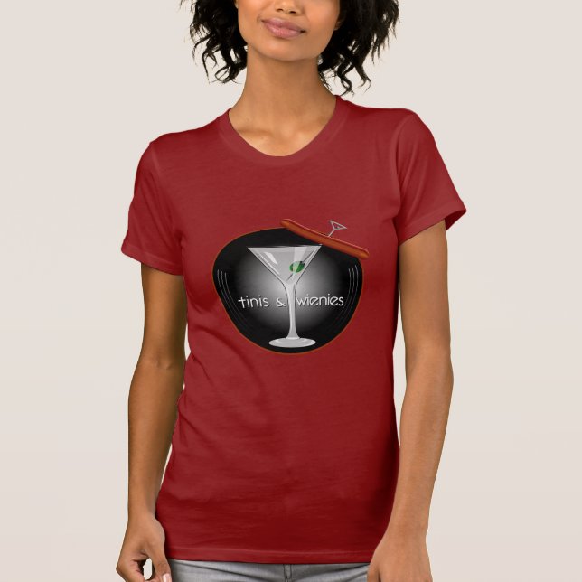 Camiseta T das senhoras Tini (Frente)