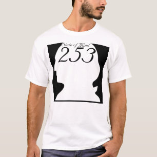 Camiseta T de 253 estados de ânimo