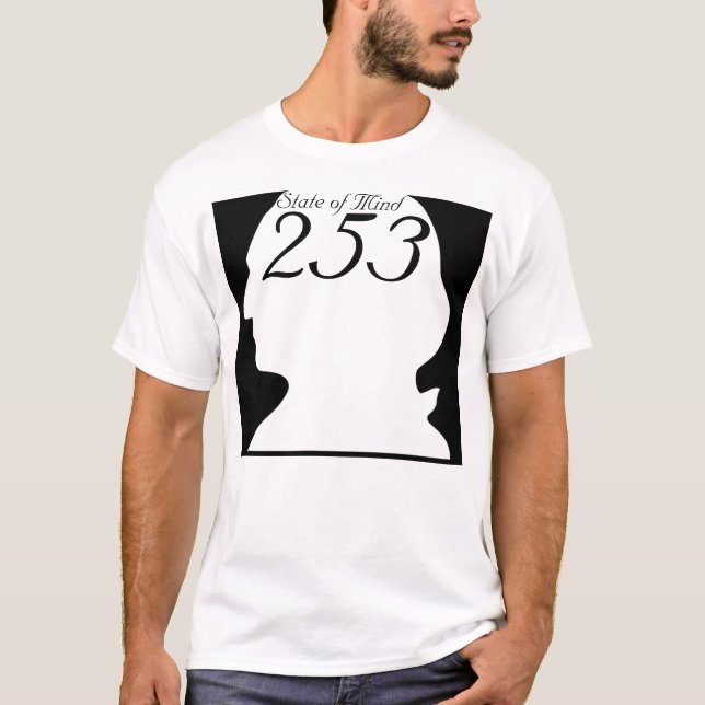 Camiseta T de 253 estados de ânimo (Frente)