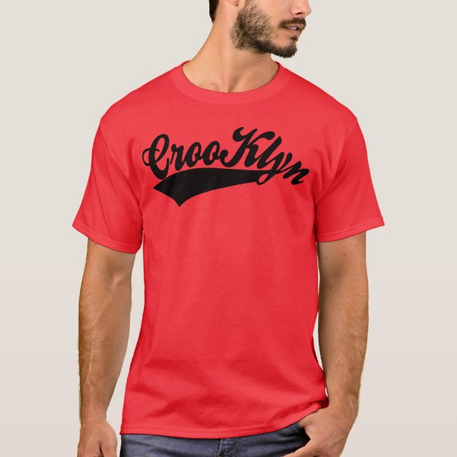 CAMISETA T DE CROOKLYN (RED/BLACK) (Frente)