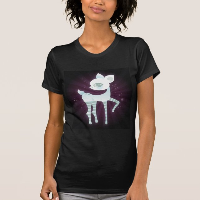 Camiseta T de Deerie do fantasma (Frente)