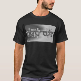 Camiseta T de Detroit dos homens