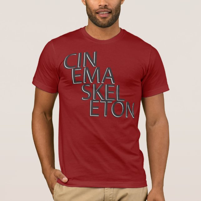 Camiseta T de esqueleto de Oreo do cinema (Frente)