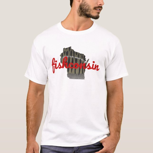 Camiseta T de Fishconsin (Frente)