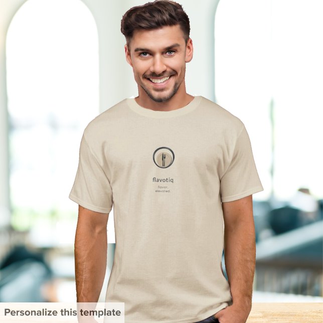 Camiseta T de Funcionário do Restaurante de Logoti (Criador carregado)