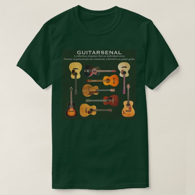 Camiseta T de Guitarsenal (Frente do Design)