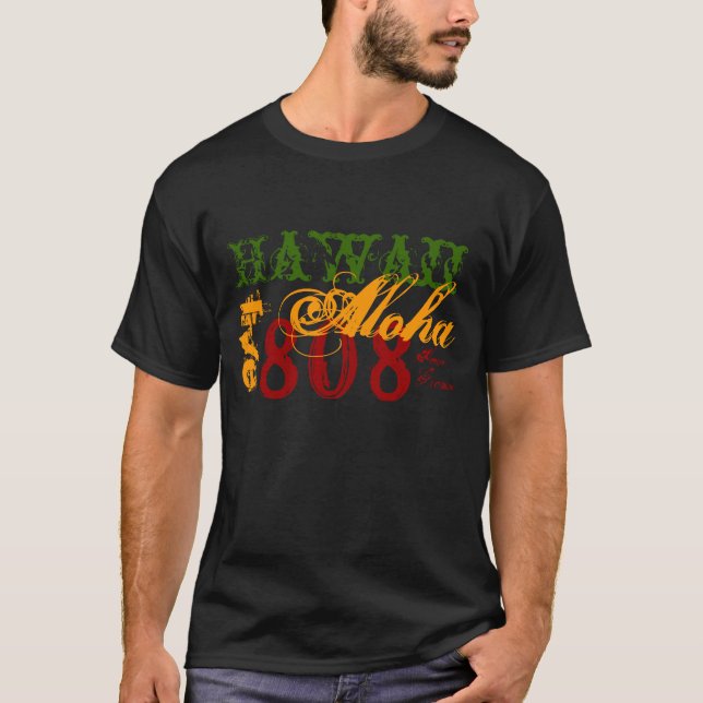 Camiseta T de Havaí Rasta (Frente)