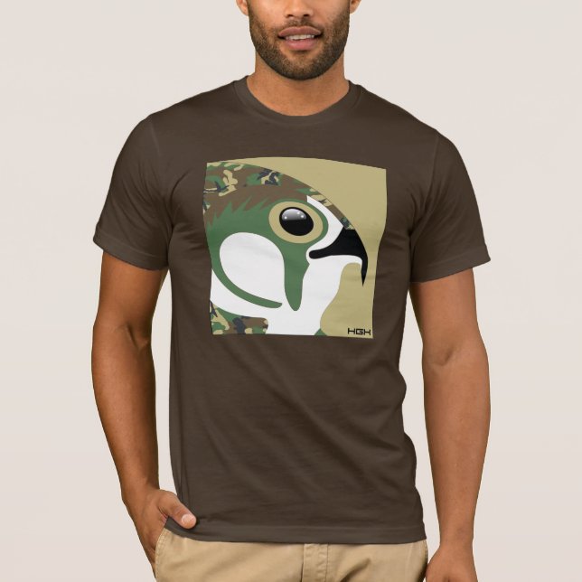 Camiseta T de HERU CAMO (LOGOTIPO de HGX) (Frente)