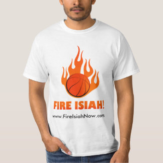 Camiseta T de Isiah Flamin do fogo