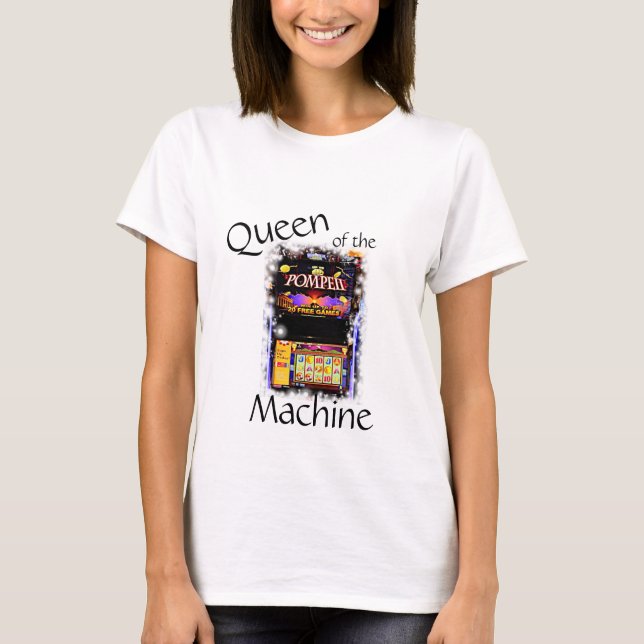 Camiseta T de jogo do slot machine (Frente)