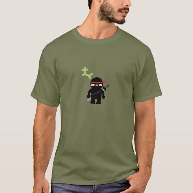 Camiseta T de Ninja do palhaço (Frente)