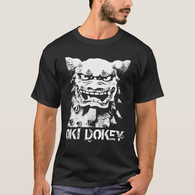 Camiseta T de Oki Dokey Shisa (Frente)