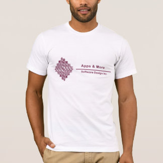 Camiseta T de Ondulado Diamante Empresa no branco