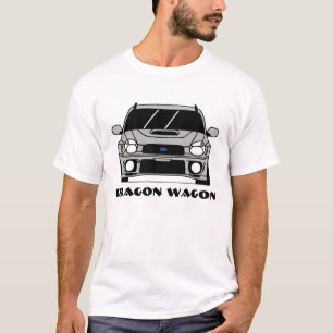 Camiseta T de prata do vagão do esporte