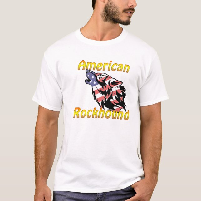 Camiseta T de Rockhound do americano (Frente)