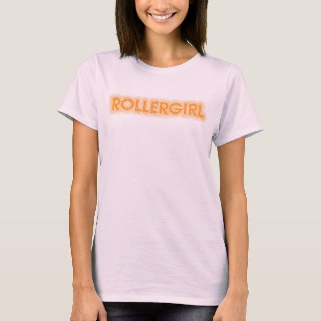 Camiseta T de Rollergirl (Frente)