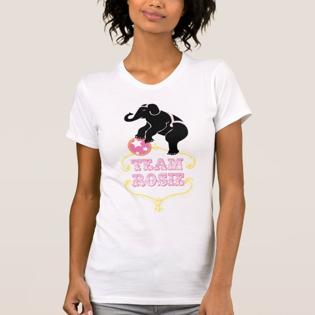 Camiseta T de Rosie da equipe (Frente)