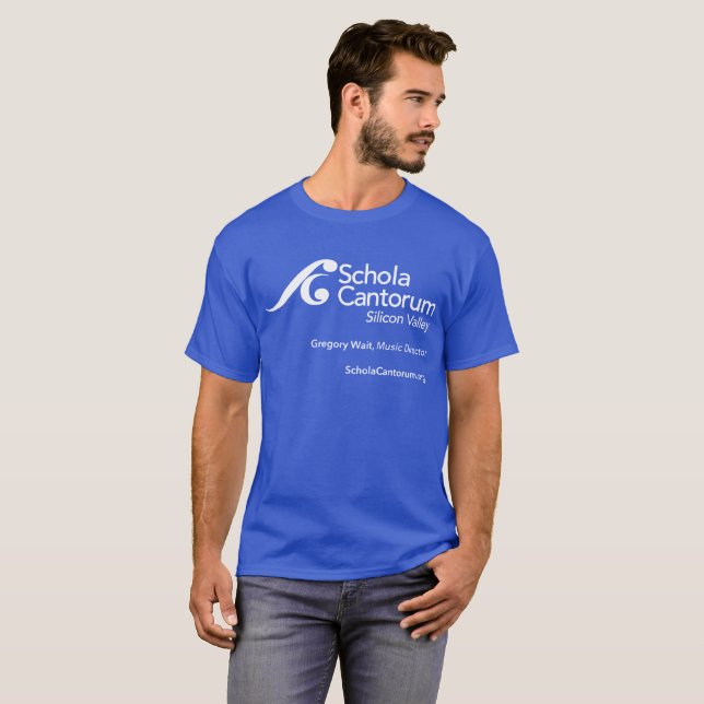 Camiseta T de Schola Cantorum Silicon Valley (Frente Completa)