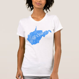 Camiseta T de West Virginia do Appalachia das mulheres