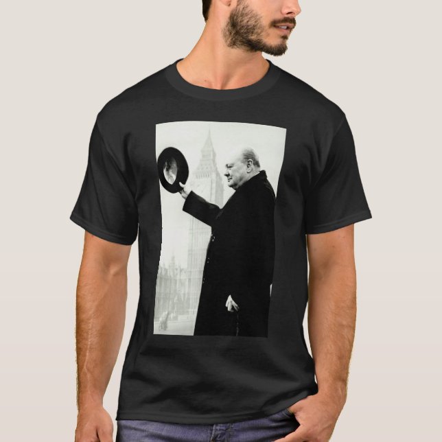 Camiseta T de Winston Churchill (Frente)