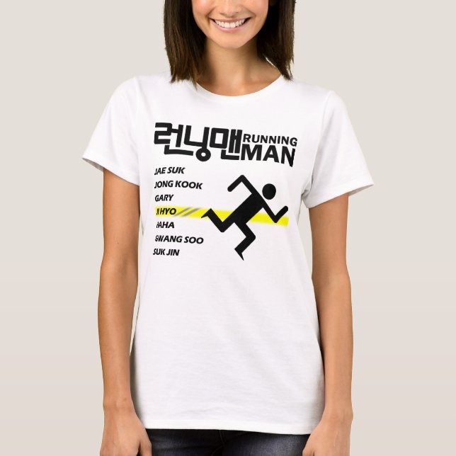 Camiseta T diagonal de Ji Hyo - senhoras (Frente)
