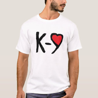Camiseta T do amor k9