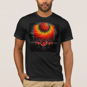 CAMISETA T DO AUTO-FALANTE DE EXTAZA DJ
