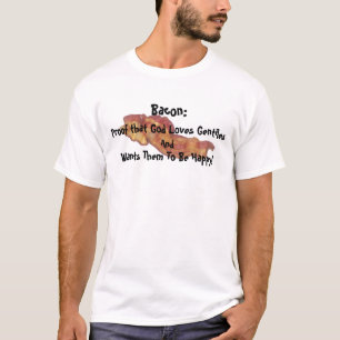 Camiseta T do bacon