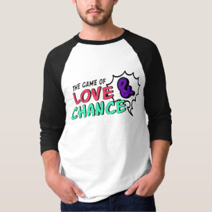 Camiseta T do basebol do 3/4-sleeve dos homens